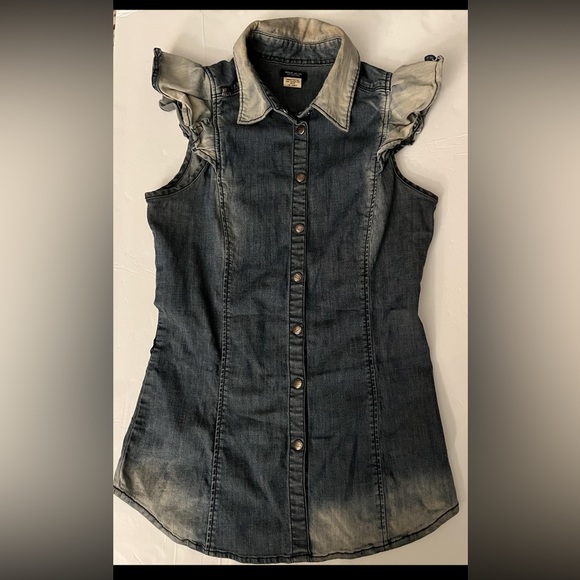 Miss Sixty stretch denim shirt - Picture 1 of 4